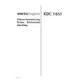 ELEKTRA BREGENZ KDC1651 Manual de Usuario